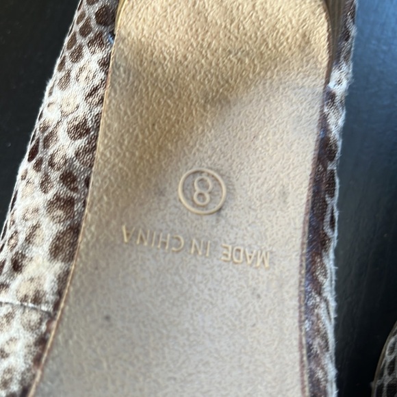 OLD Navy Python Peep Toe High Heels - Picture 4 of 6